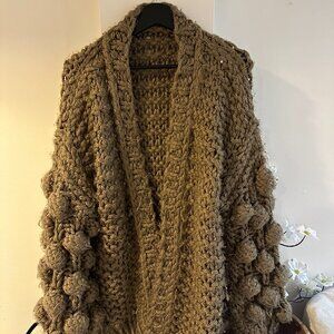 Cozy Chunky Knit MUMZ Cardigan - Size Small